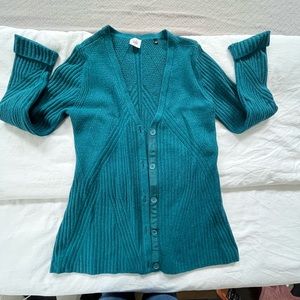 Cabi blue cardigan . Size medium.